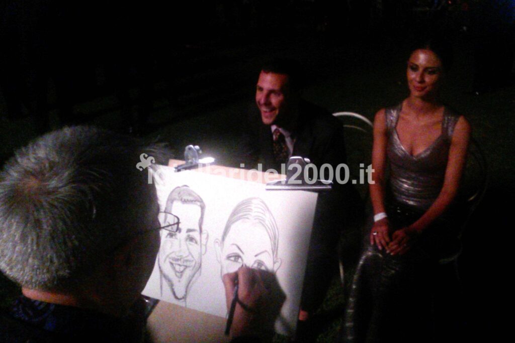 caricaturista festa adulti