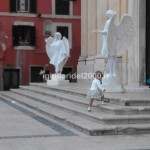 Coppia di Artisti Statue Viventi Angeli per Uscita Chiesa ...Euro 350,00