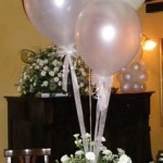 Bouquet di Palloncini per tavoli banchetto nuziale