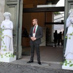 Le Statue Viventi by I Giullari per accoglienza evento a Villa Giulia