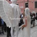 Statua Viventi Angelo per Matrimonio