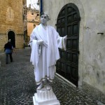 statua vivente imperatore romano