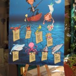 tableau matrimonio a tema marino by Caricaturista I Giullari del 2000