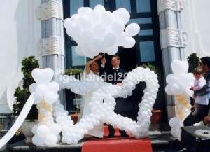 addobbi in palloncini per matrimonio