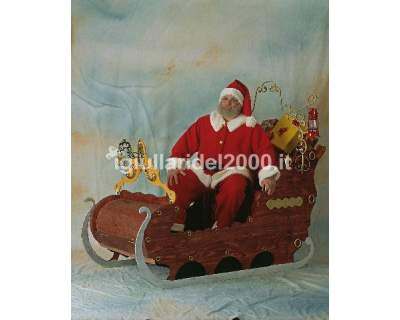 Babbo Natale 2000.La Slitta Di Babbo Natale Artisti Di Strada I Giullari Del 2000