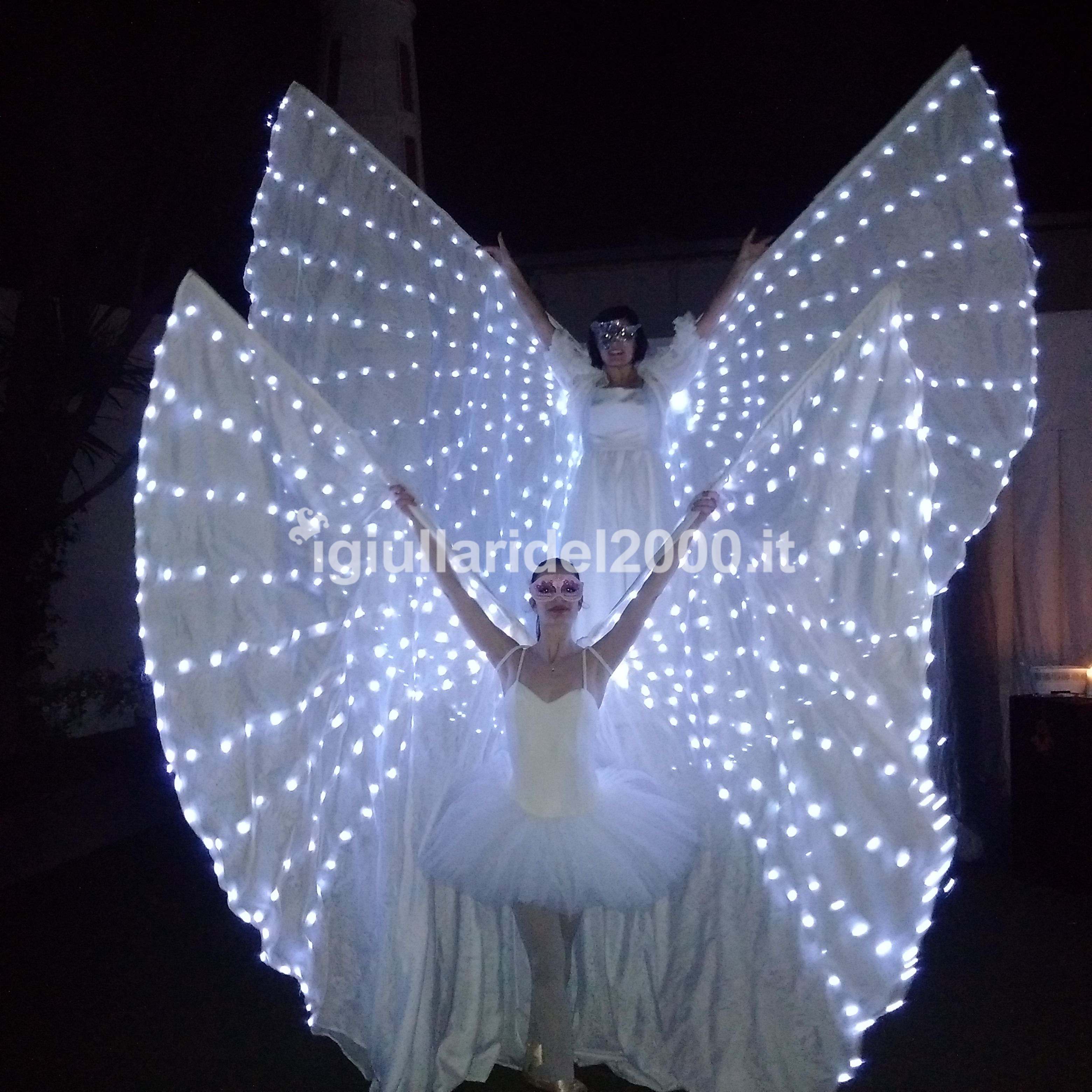 Farfalle Luminose per Sposi - Artisti di Strada I Giullari del 2000