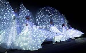 Show Trampolieri Farfalle Luminose