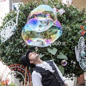 spettacolo bolle di sapone